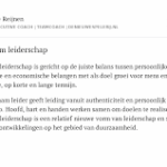 duurzaam leiderschap