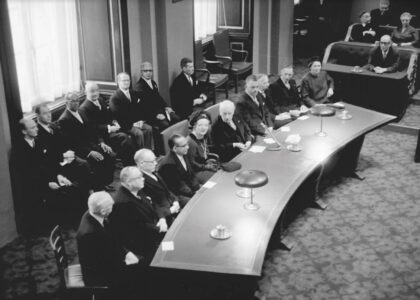 adviseert de regering en de eerste en tweede kamer